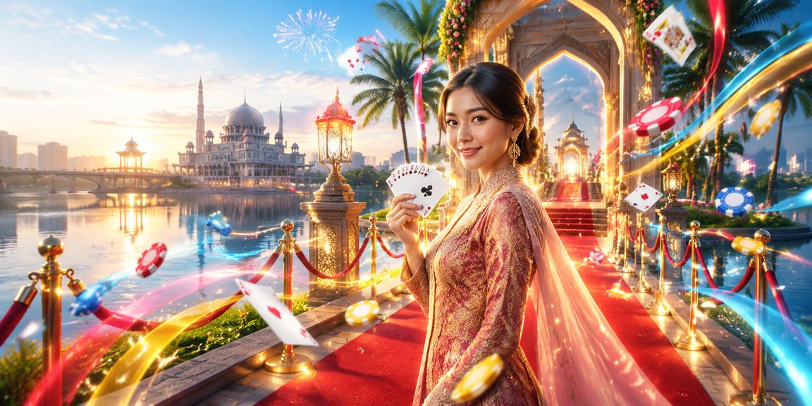 Suasana perayaan Hari Raya dengan bonus deposit menarik di waktogel Putrajaya